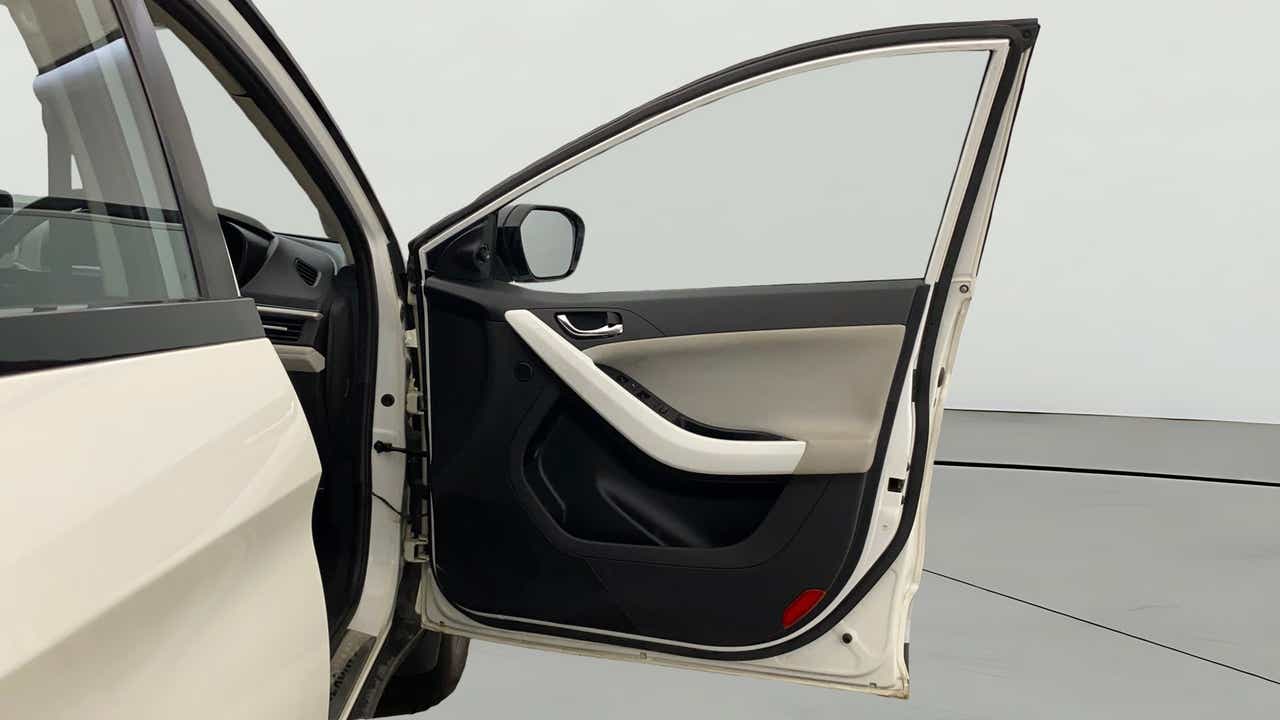Driver side door panel of a Tata Nexon