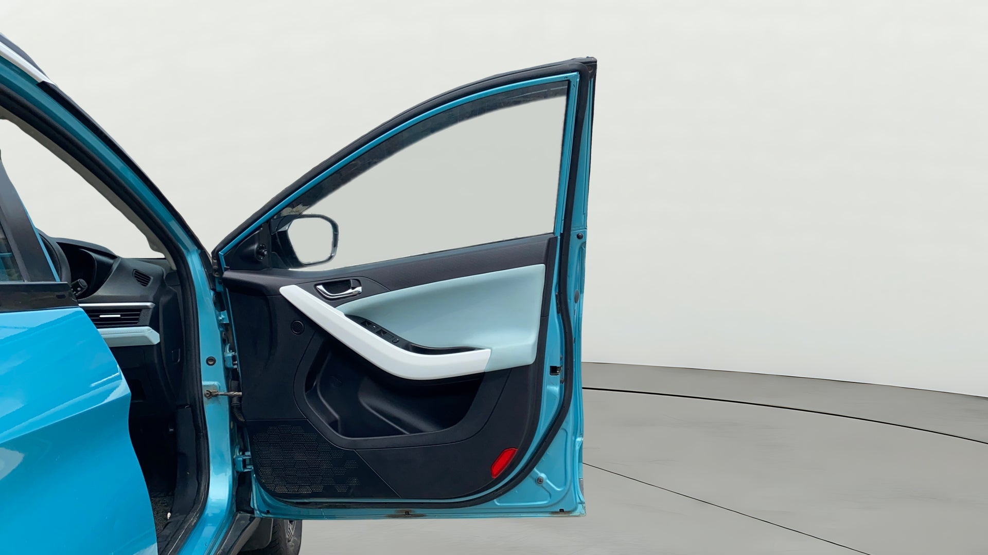 Driver side door interior of a Tata Nexon