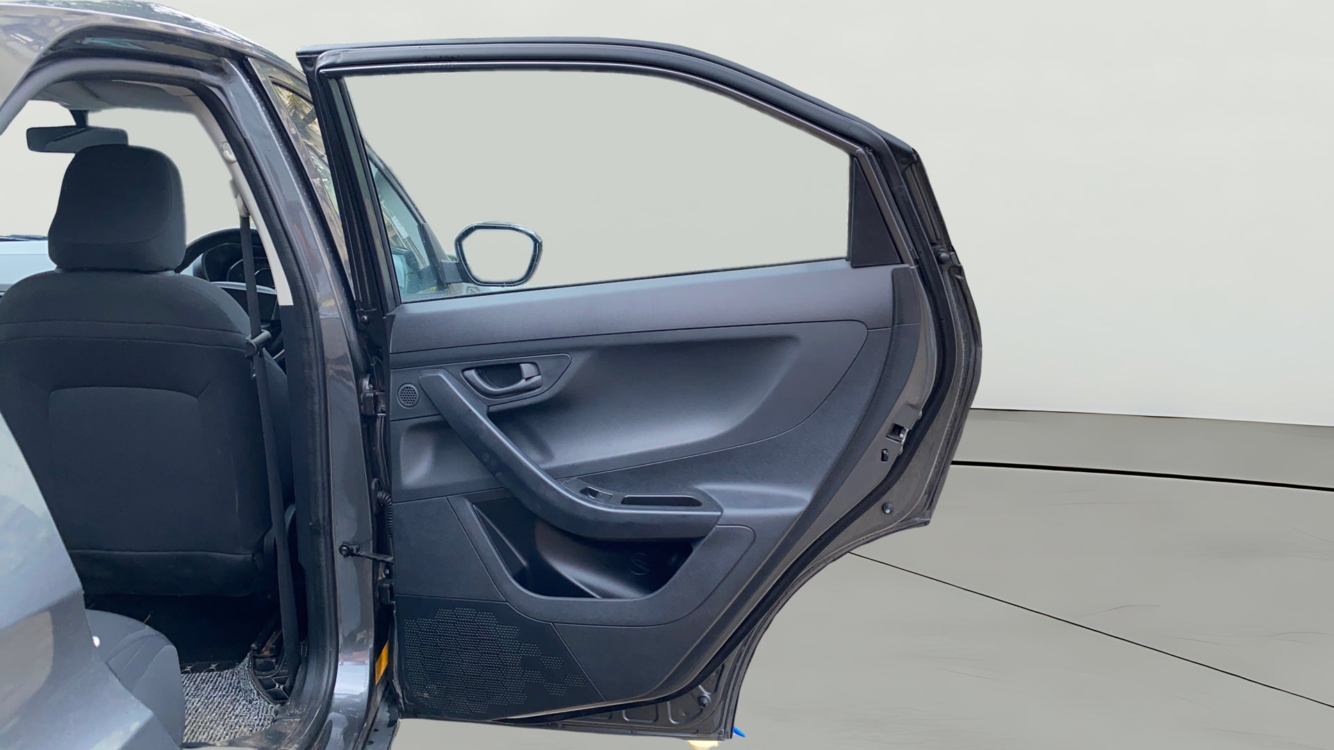 Rear door interior of a Tata Nexon