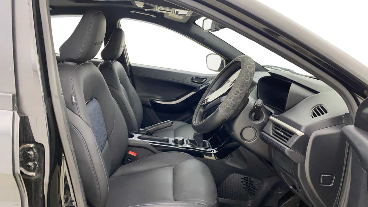 Front interior view of a Tata Nexon