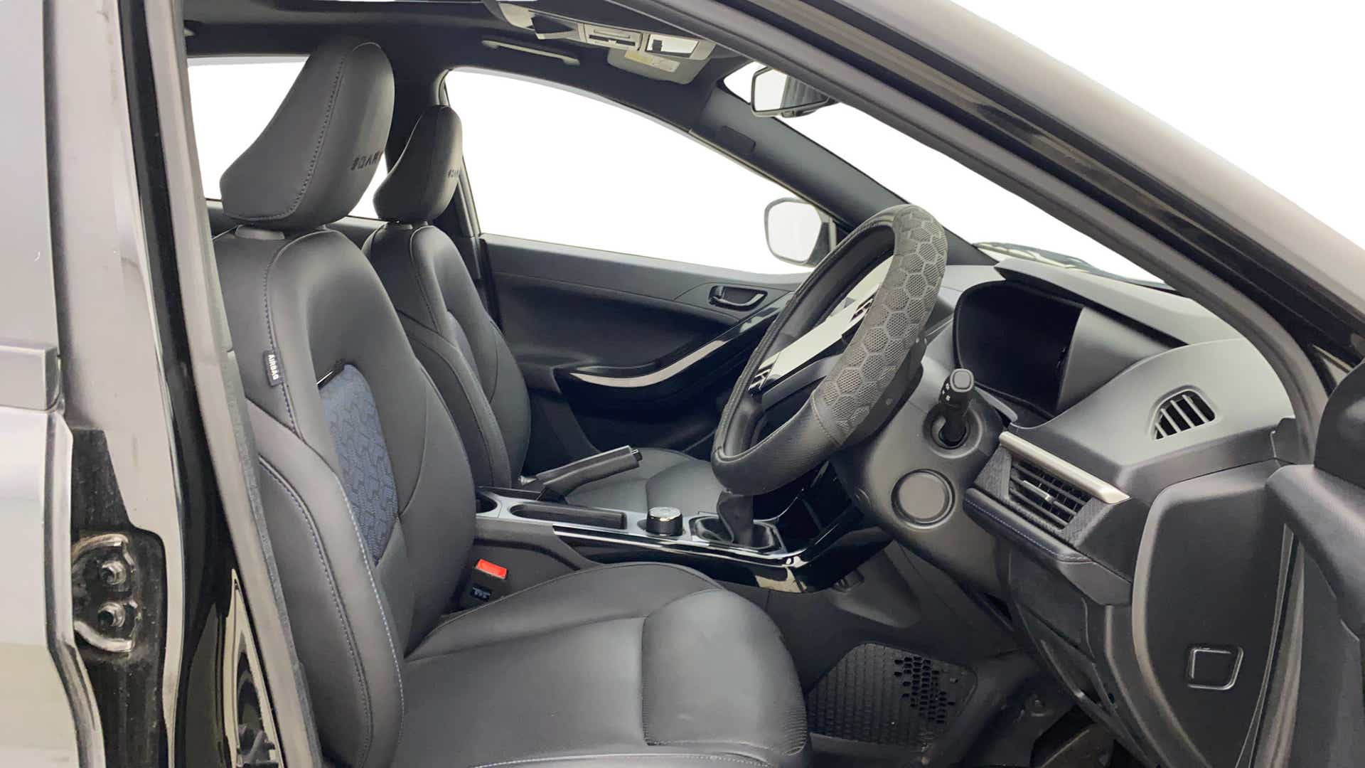 Front interior view of a Tata Nexon
