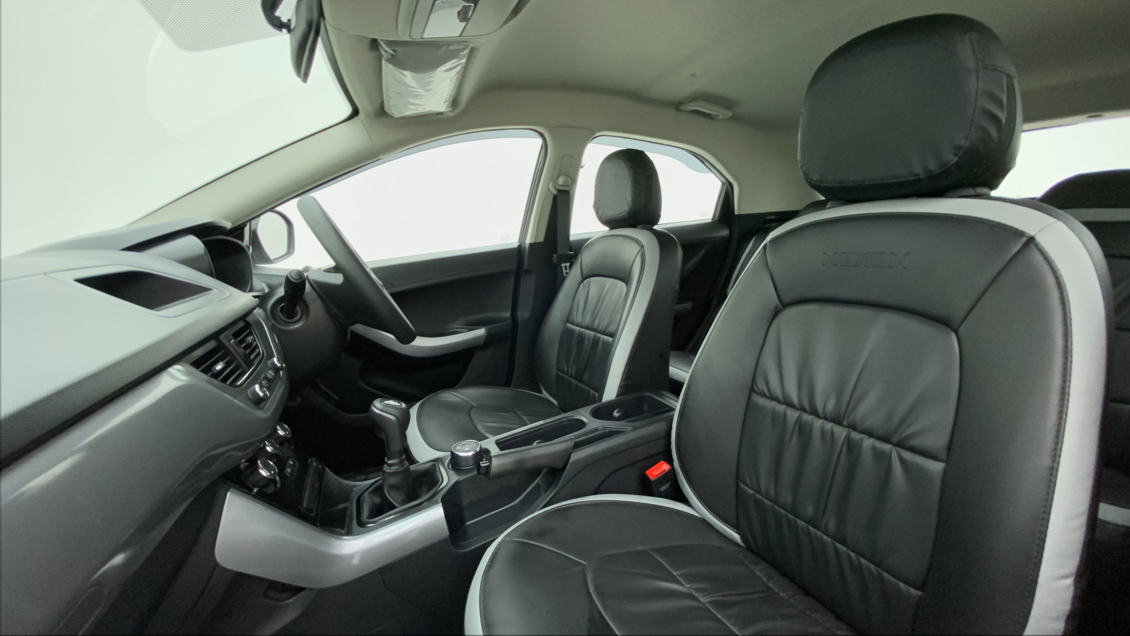 Front interior view of a Tata Nexon 2017-2023