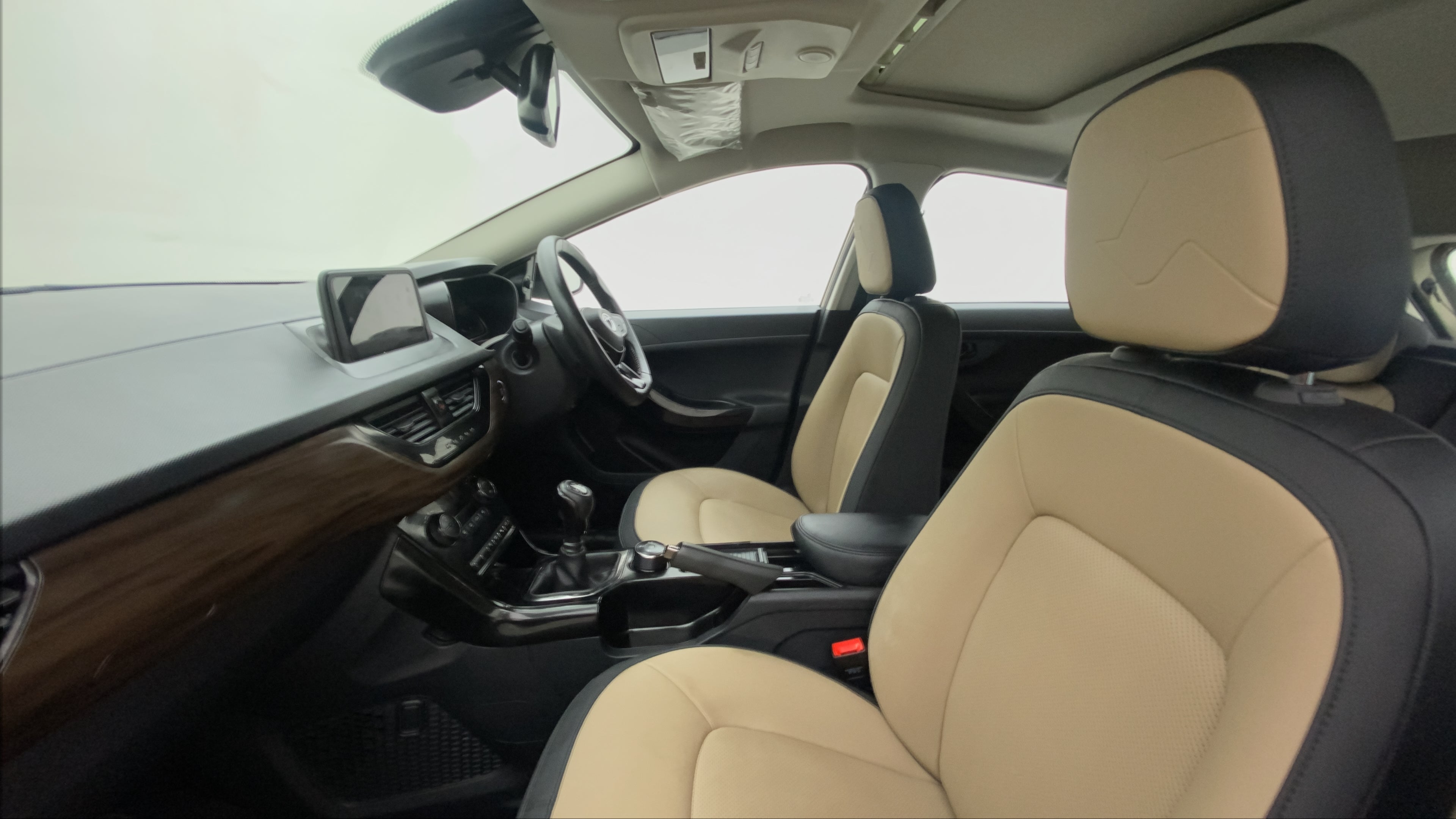 Interior dashboard view of a Tata Nexon 2017-2023
