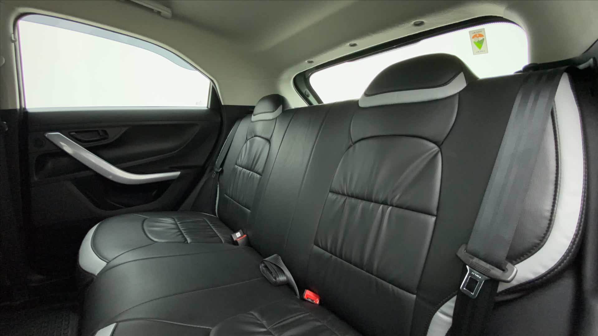 Rear seat view of a Tata Nexon 2017-2023