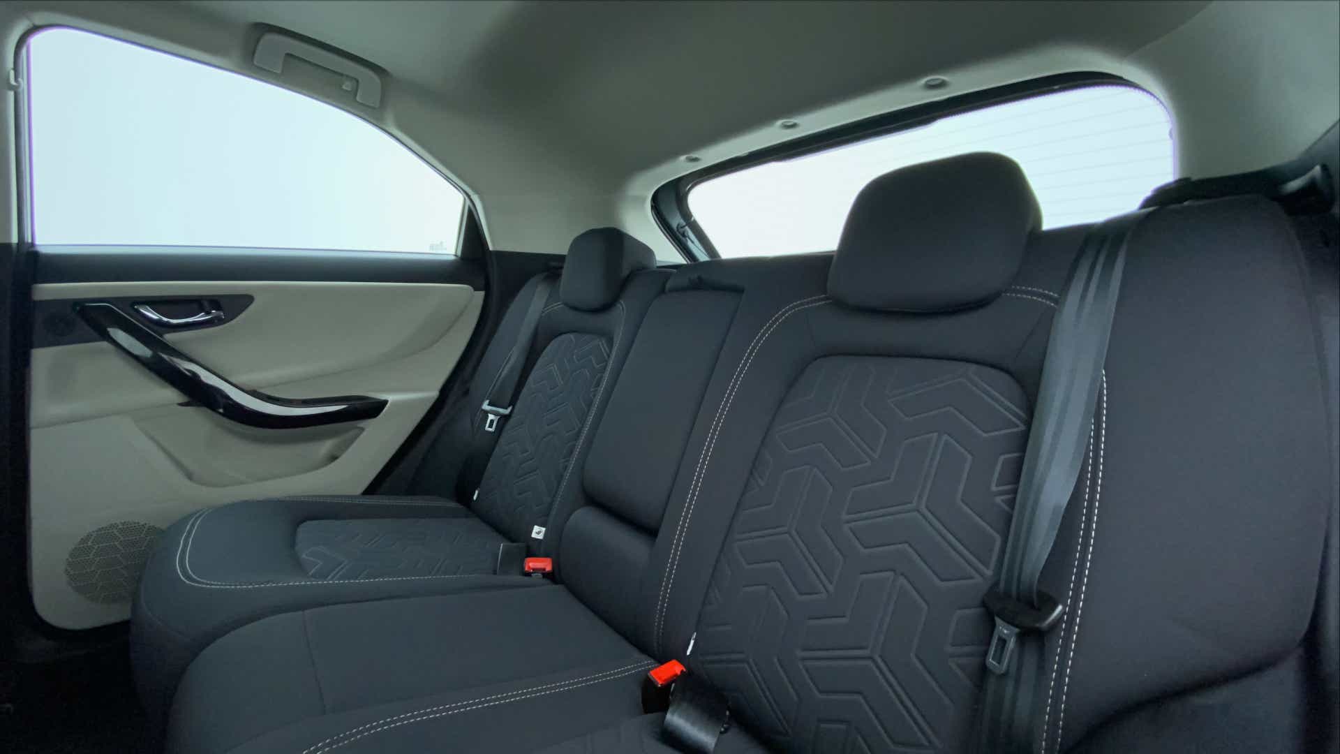 Rear seat view of a Tata Nexon 2017-2023