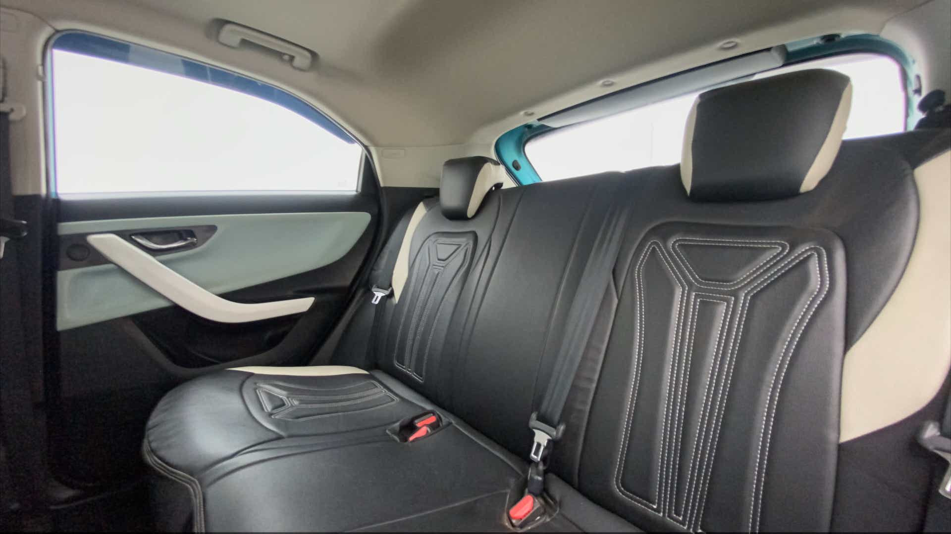 Rear seat view of a Tata Nexon 2017-2023