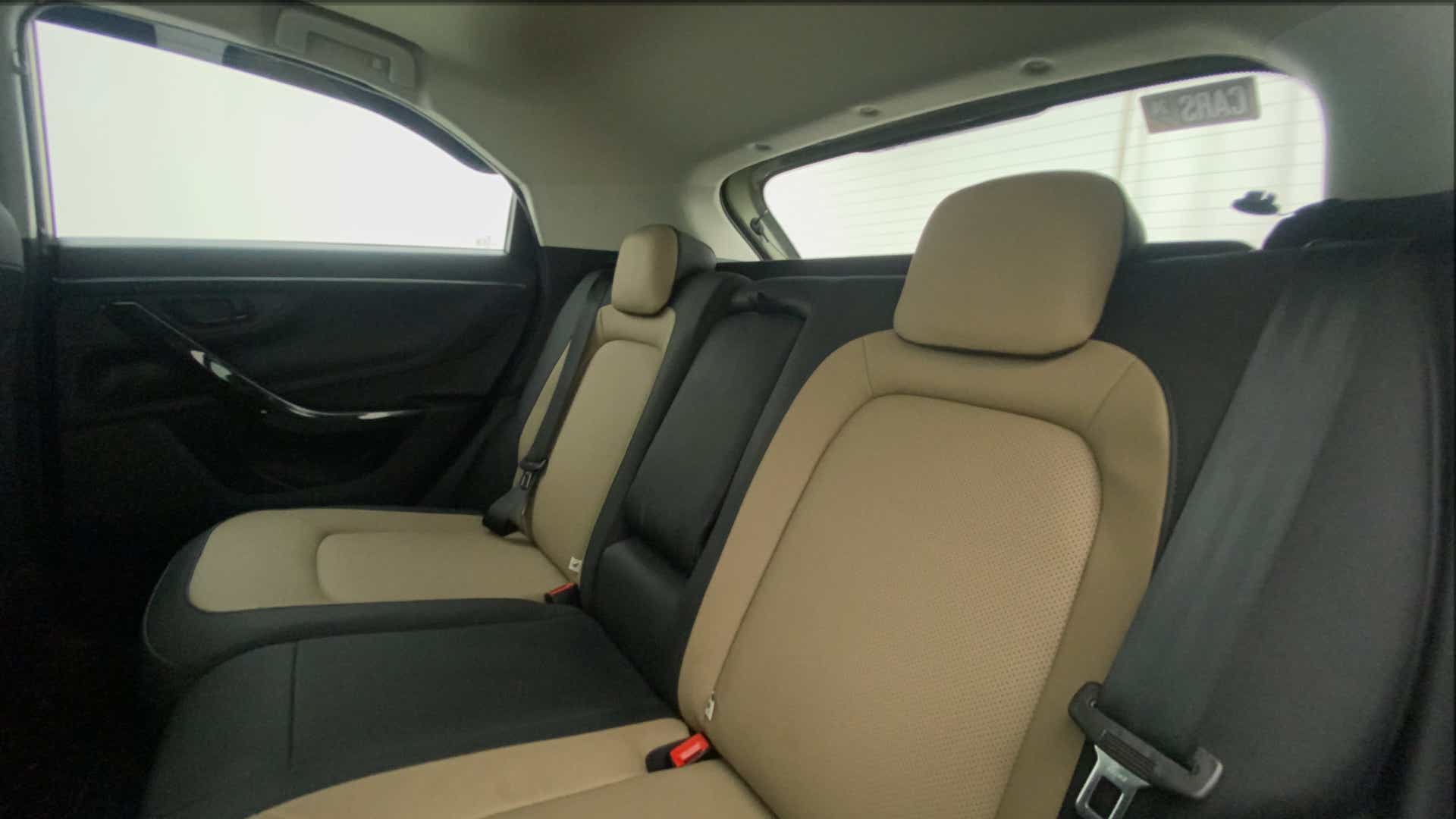 Rear seat view of a Tata Nexon 2017-2023