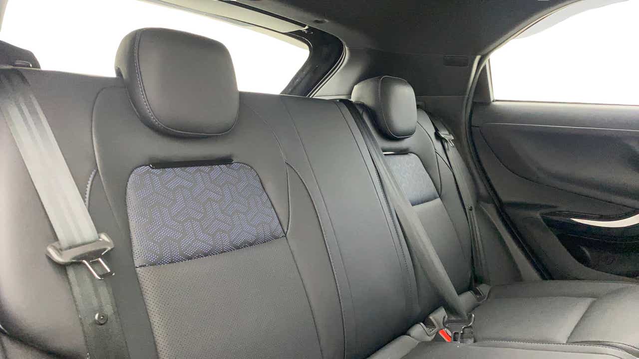 Rear seat view of a Tata Nexon