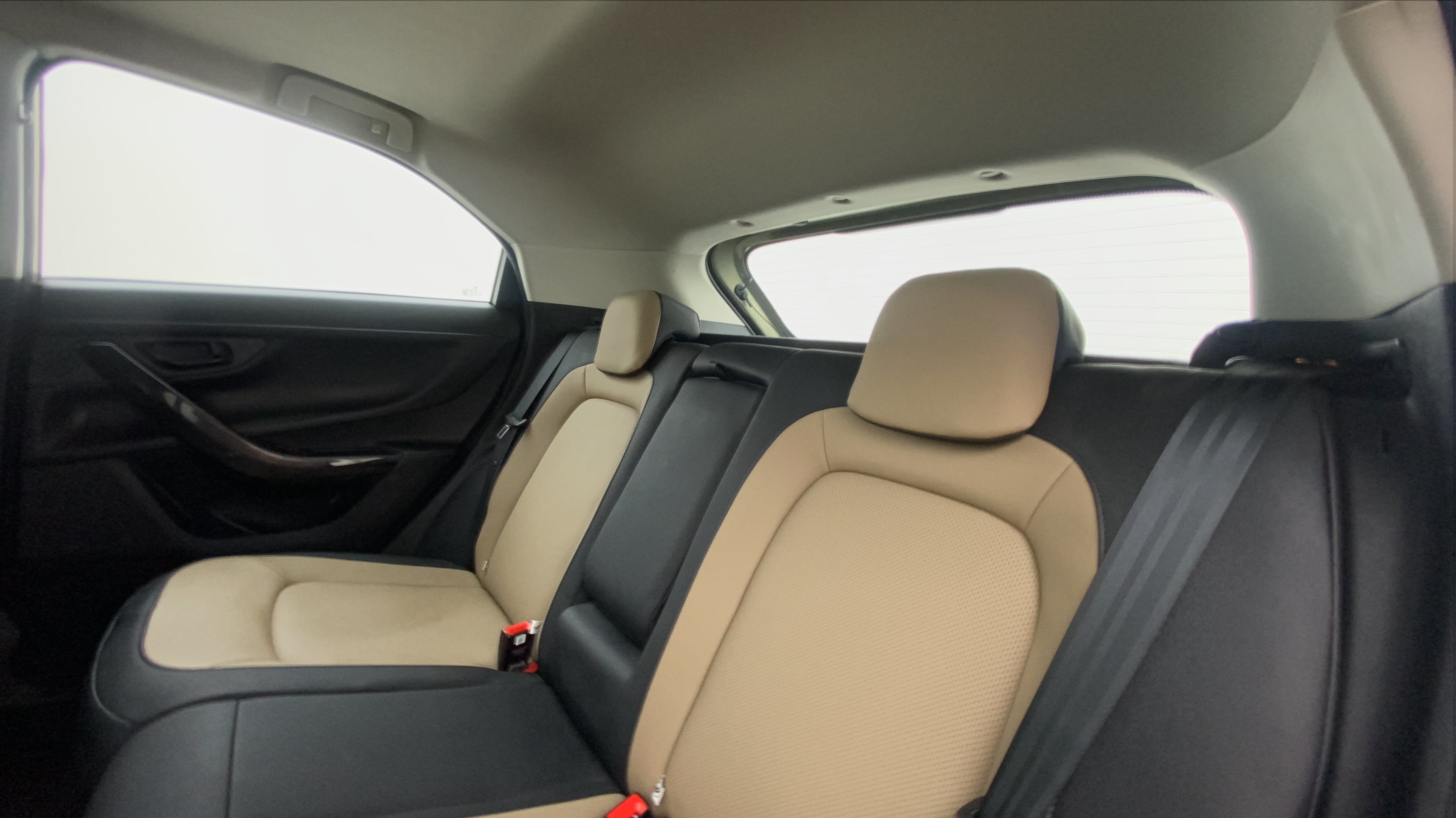 Rear seat view of a Tata Nexon 2017-2023