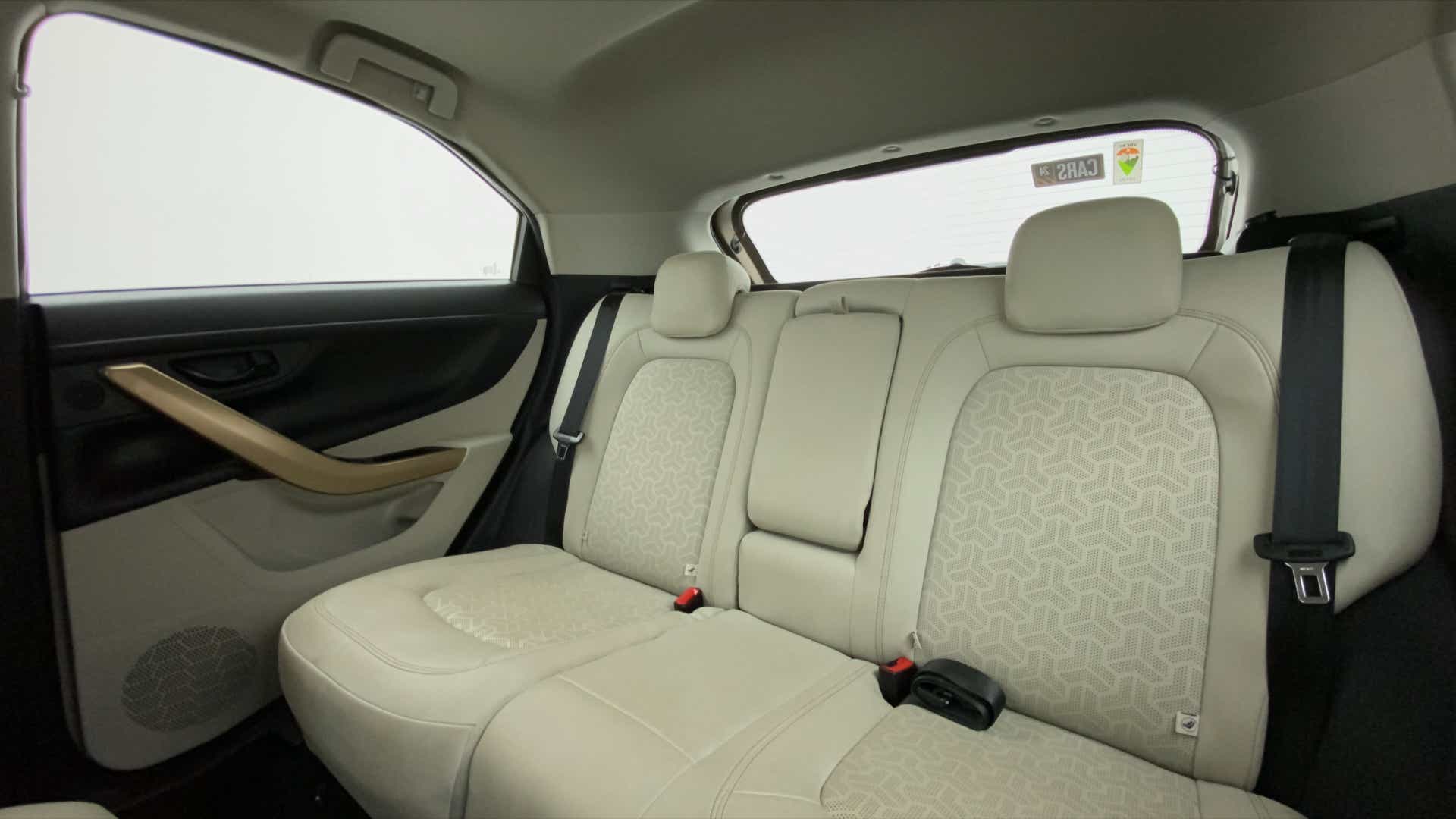 Rear seat view of a Tata Nexon 2017-2023