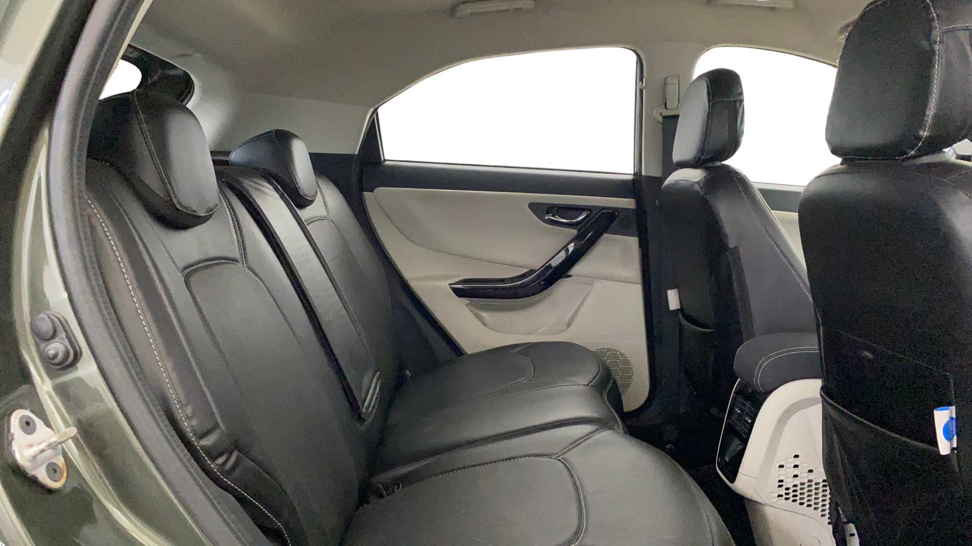 Rear seat view of a Tata Nexon 2017-2023