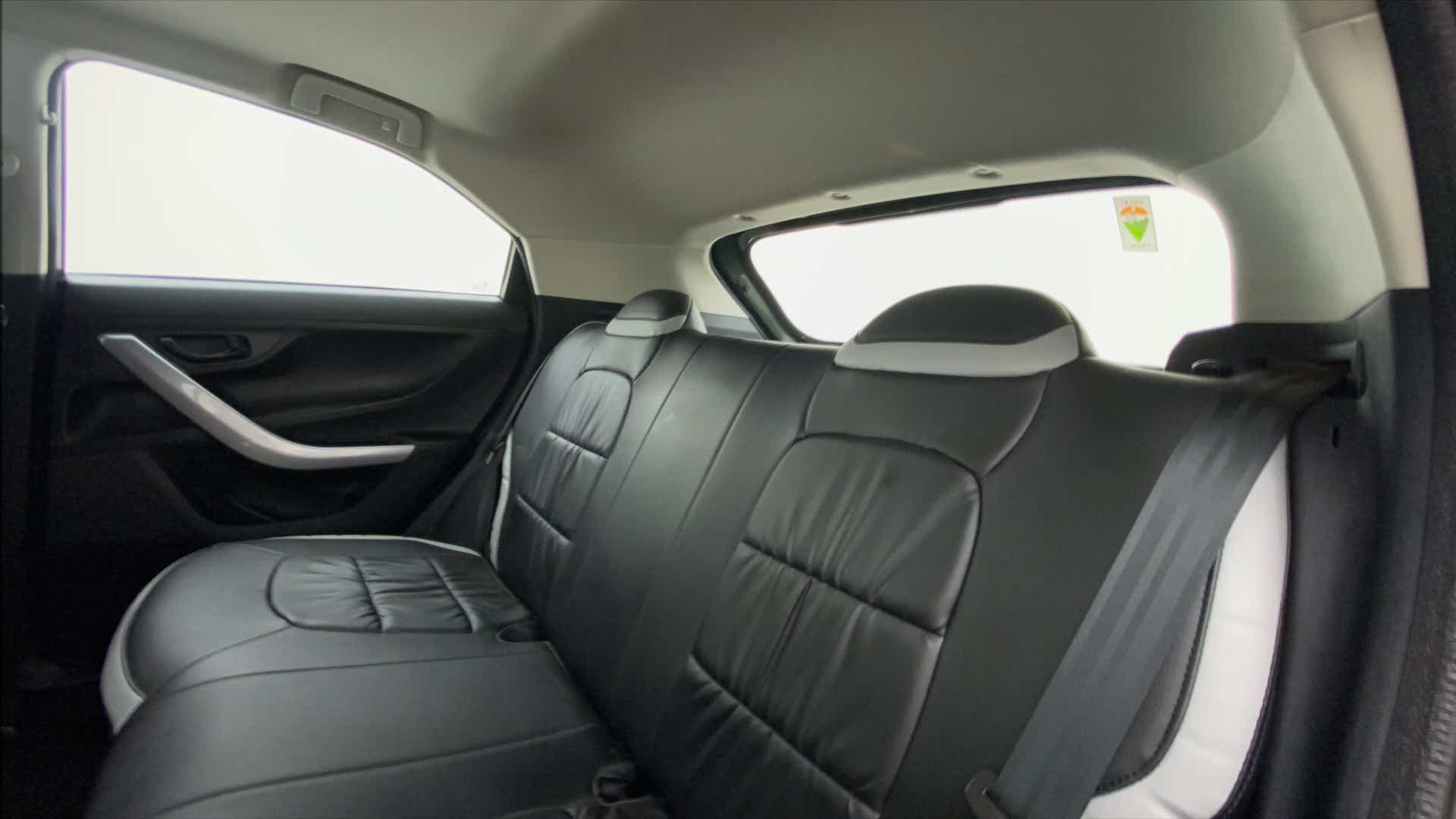 Rear seat view of a Tata Nexon 2017-2023