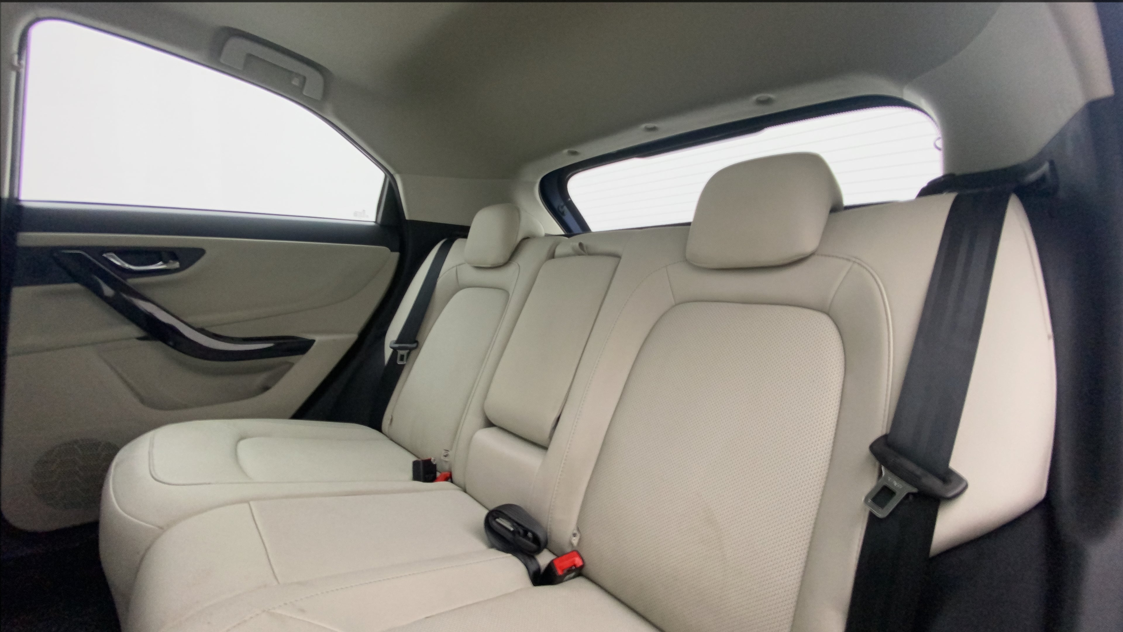 Rear seat view of a Tata Nexon 2017-2023