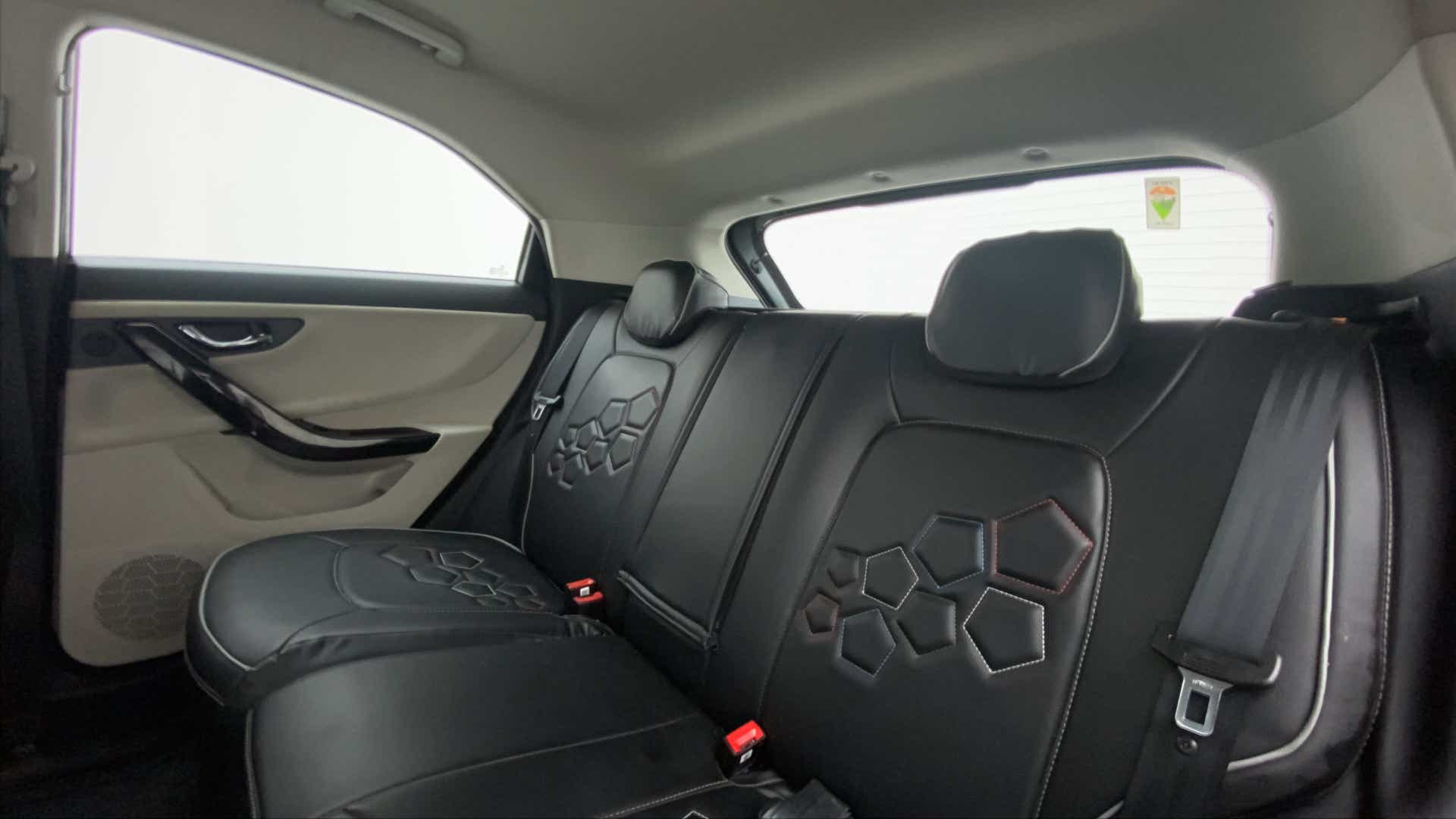 Rear seat view of a Tata Nexon 2017-2023