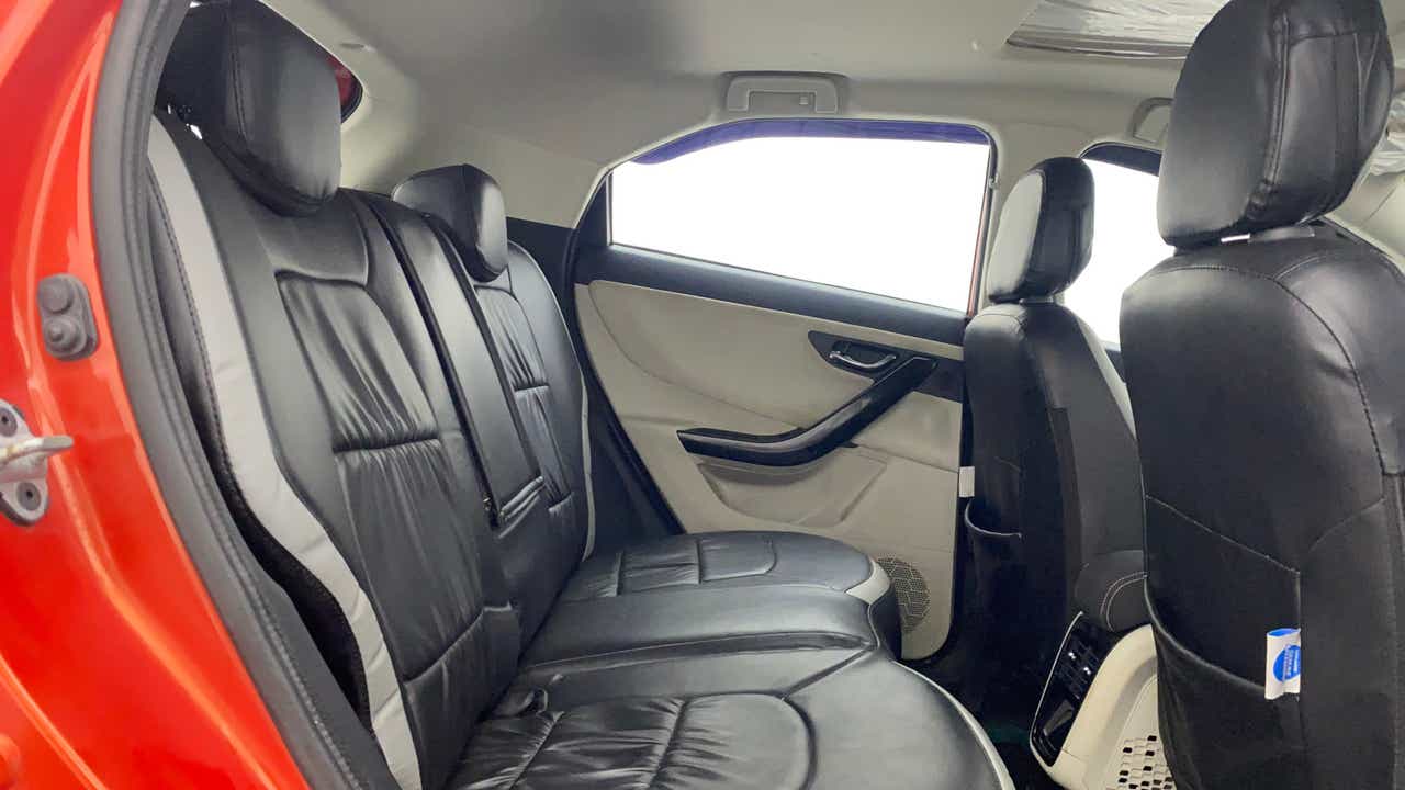Rear seat interior of a Tata Nexon 2017-2023