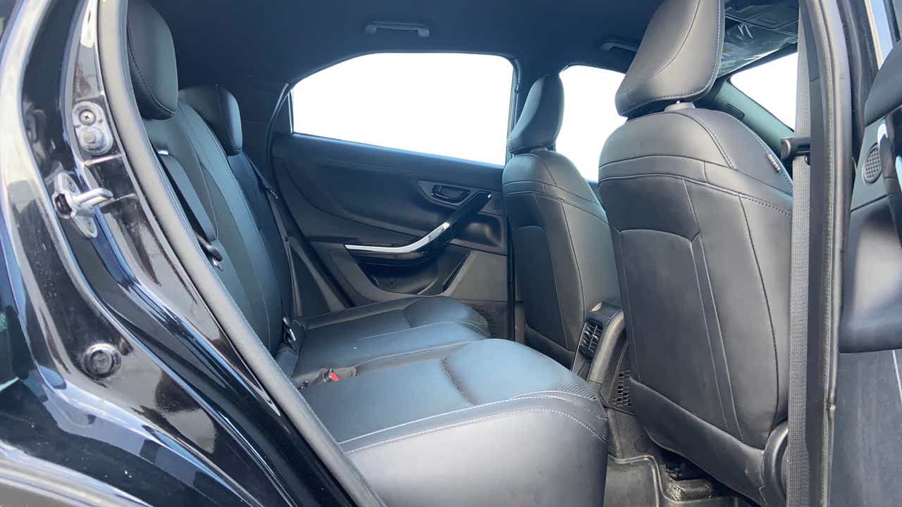 Rear seat view of a Tata Nexon