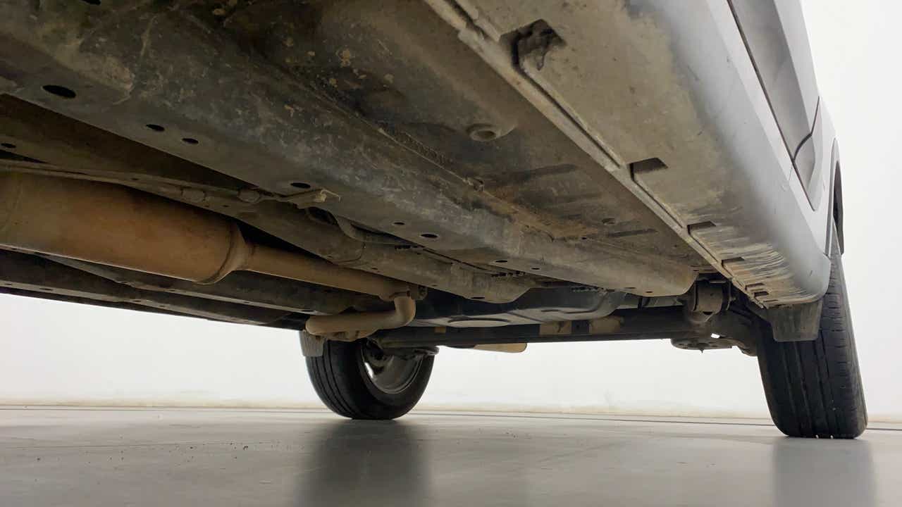 Underside view of a Tata Nexon 2017-2023
