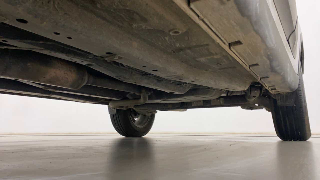 Underside view of a Tata Nexon 2017-2023