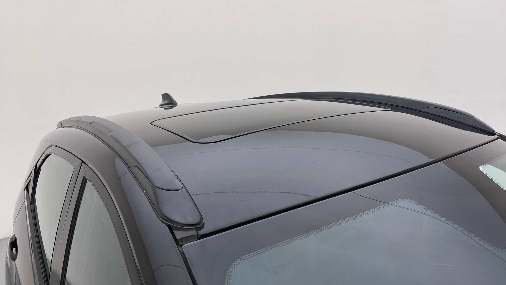 Sunroof and roof rail view of a Tata Nexon 2017-2023