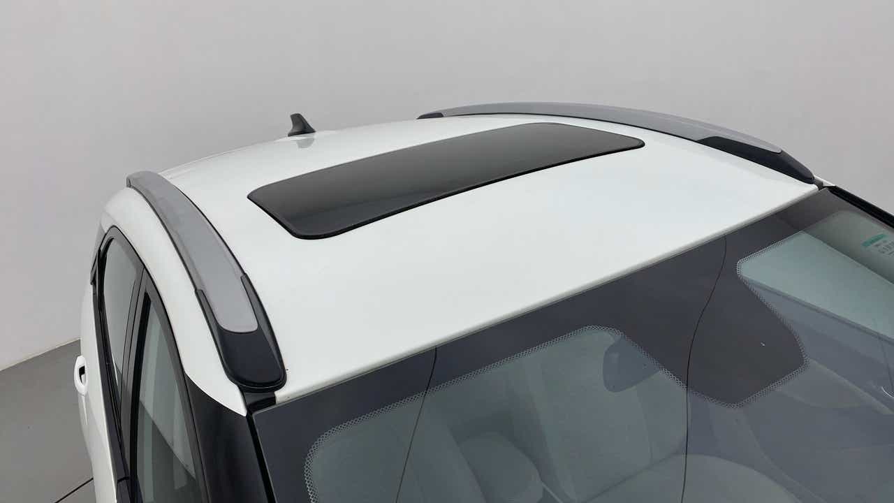 Sunroof view of a Tata Nexon 2017-2023