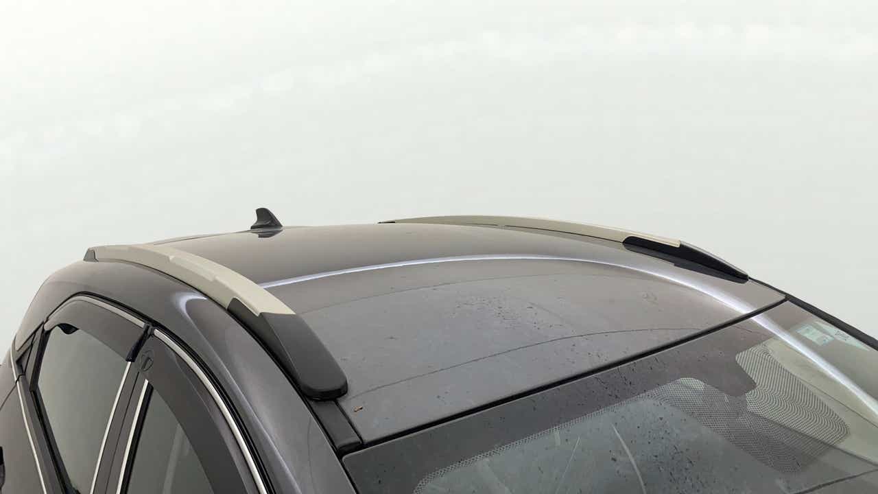 Roof rail and upper side view of a Tata Nexon