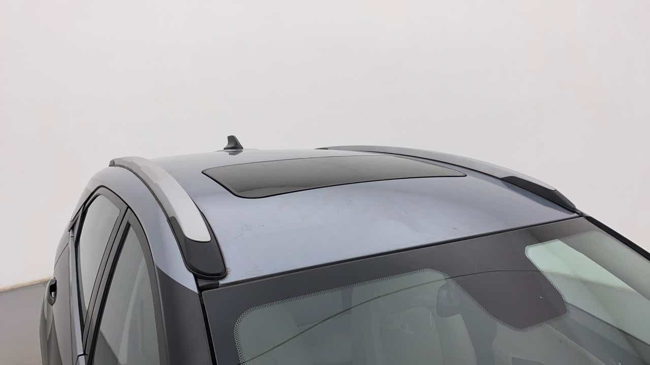 Sunroof view of a Tata Nexon 2017-2023