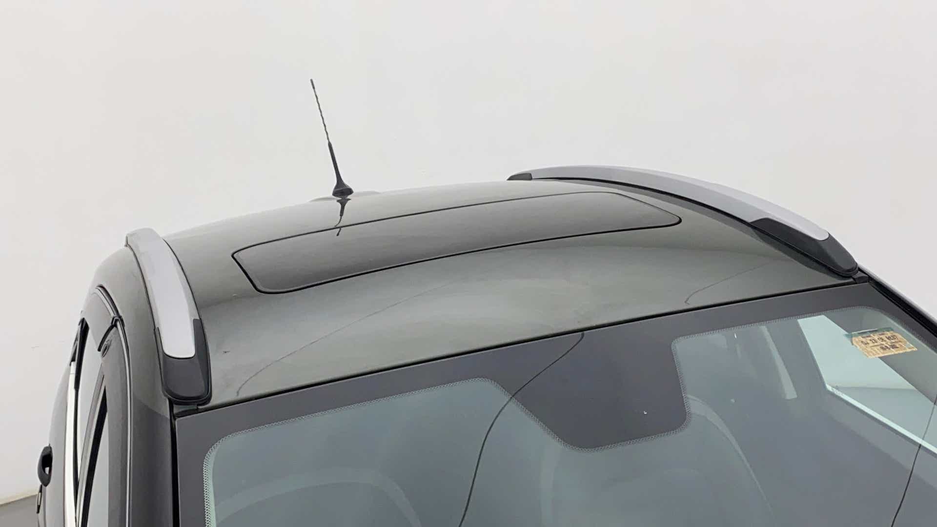 Sunroof and roof rails view of a Tata Nexon 2017-2023