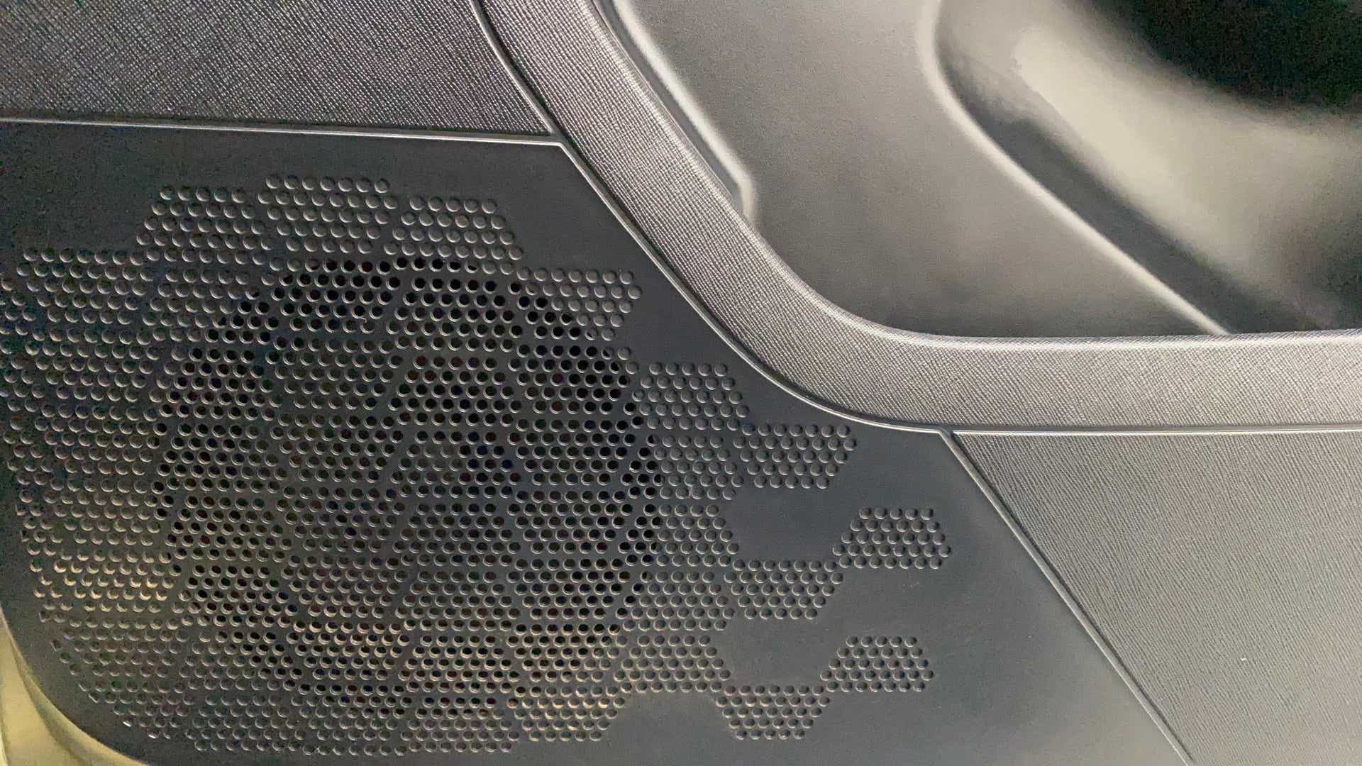 Speaker grille close-up of a Tata Nexon 2017-2023