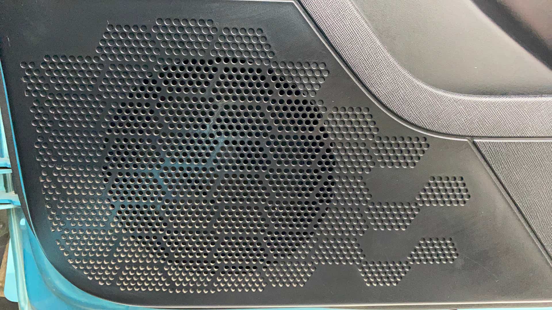 Speaker grille close-up of a Tata Nexon 2017-2023