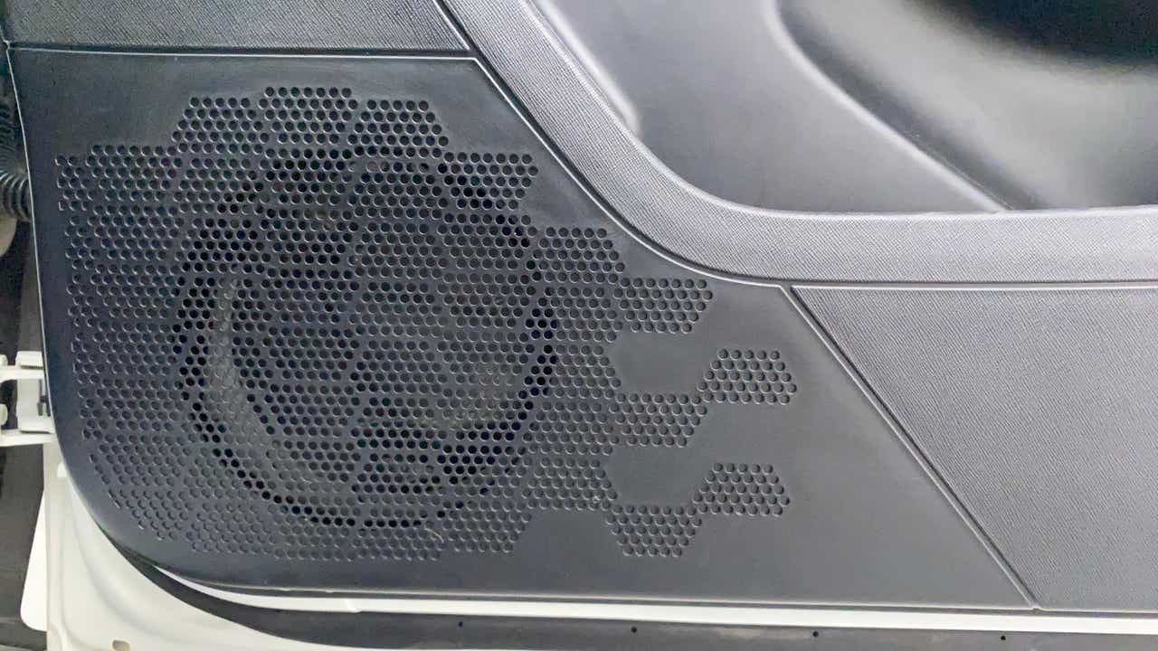 Door speaker grille close-up of a Tata Nexon 2017-2023