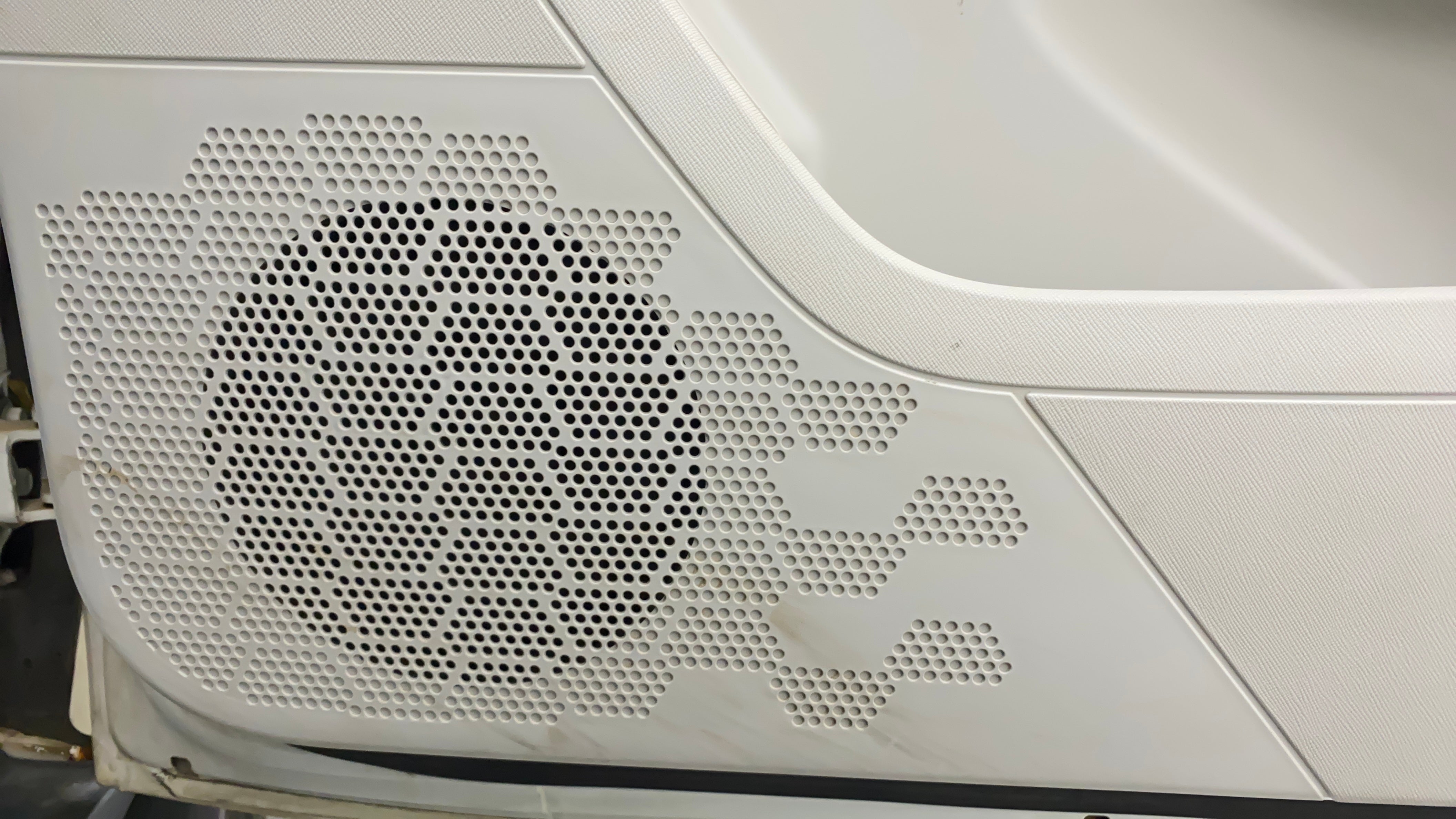 Speaker grille close-up of a Tata Nexon 2017-2023