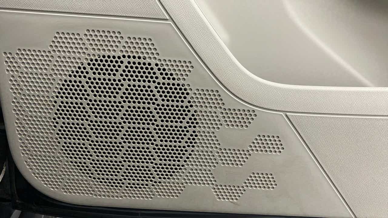 Speaker grille on the interior door panel of a Tata Nexon 2017-2023
