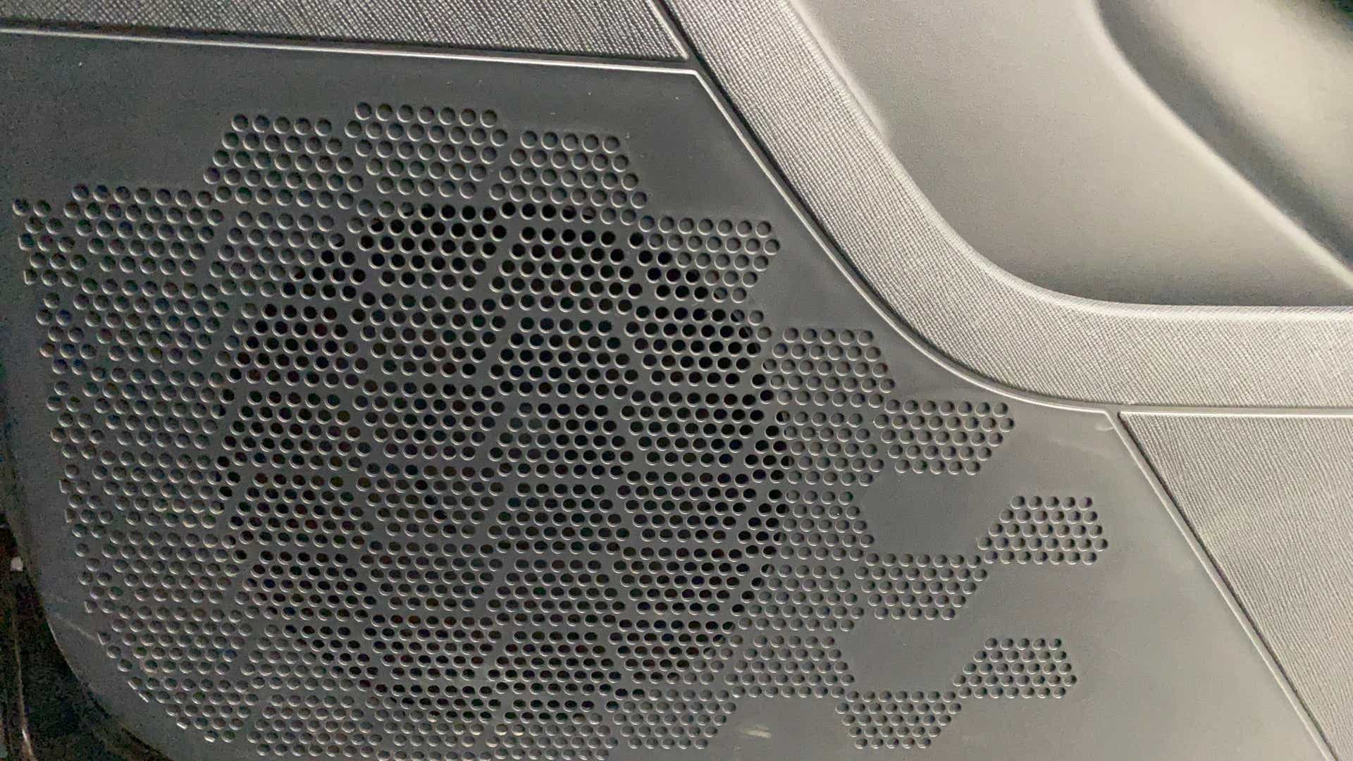 Speaker grille close-up of a Tata Nexon 2017-2023