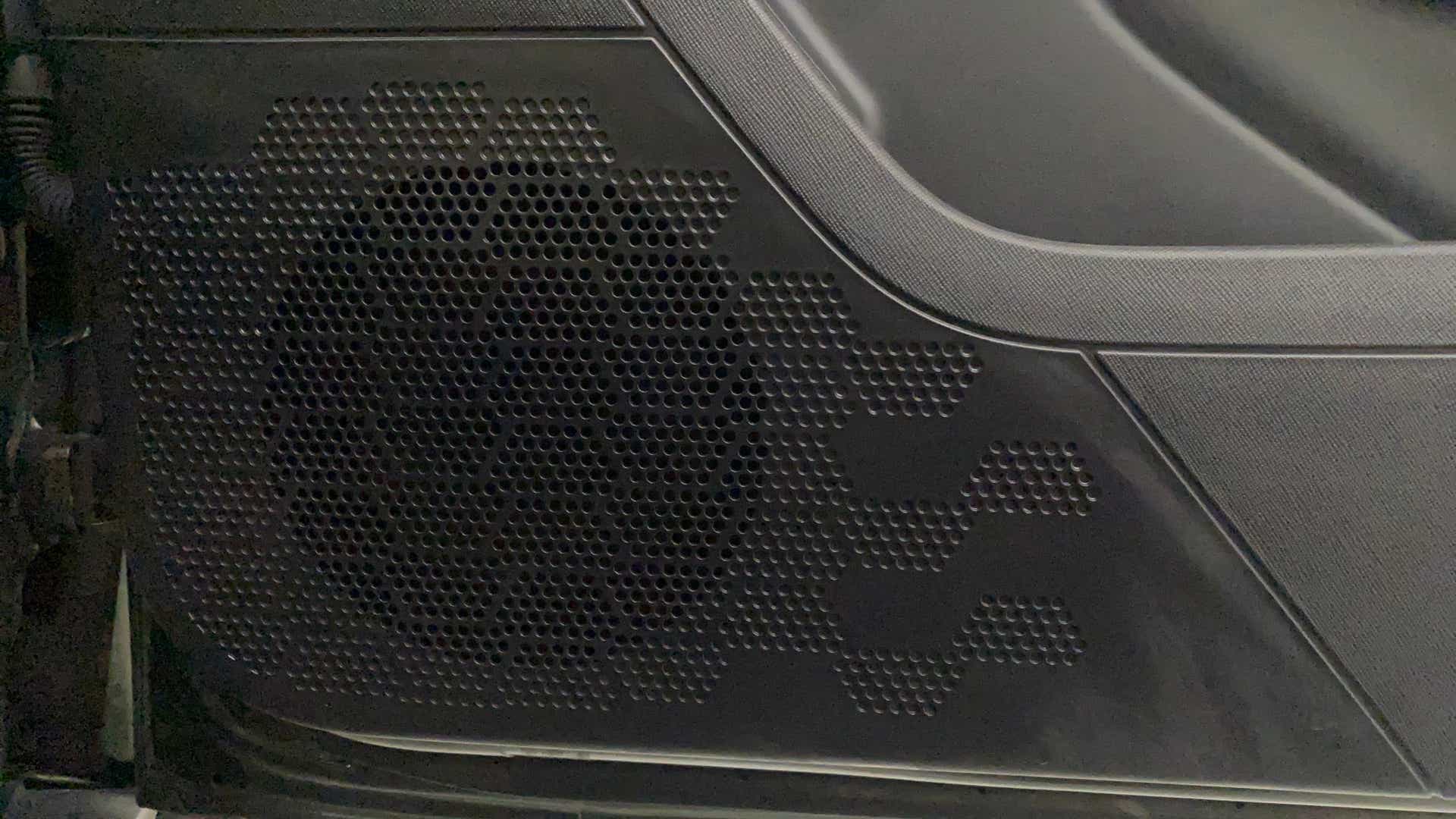 Speaker grille on a Tata Nexon 2017-2023 door panel