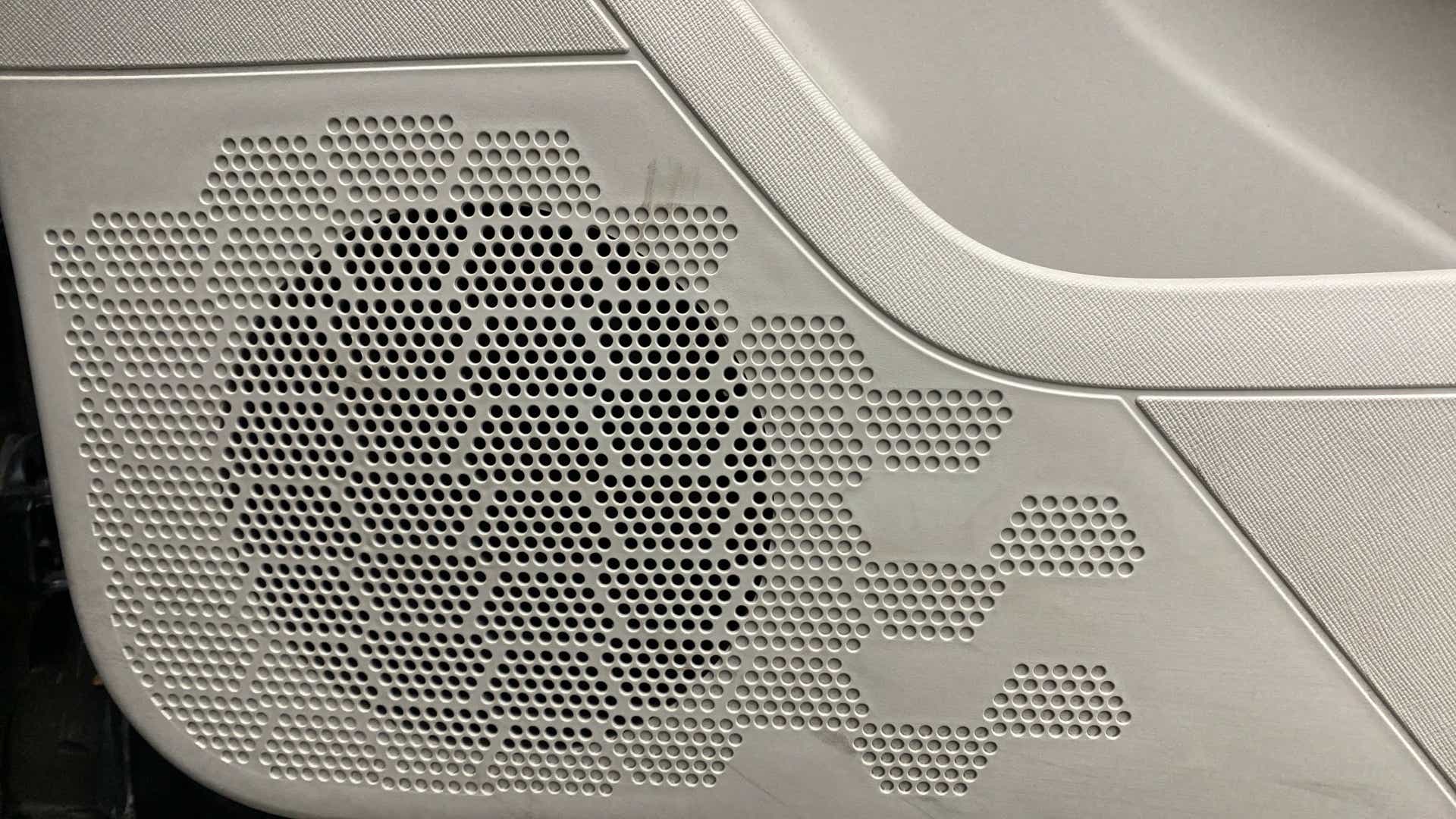 Speaker grille close-up of a Tata Nexon 2017-2023