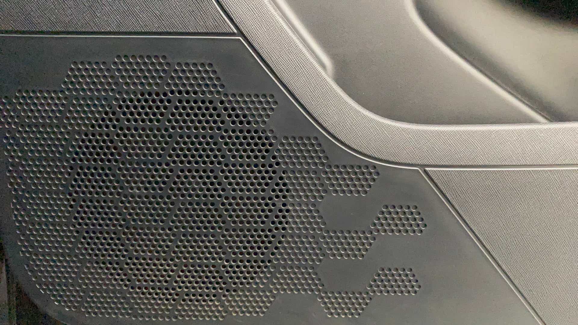 Close-up of interior speaker grille of a Tata Nexon 2017-2023