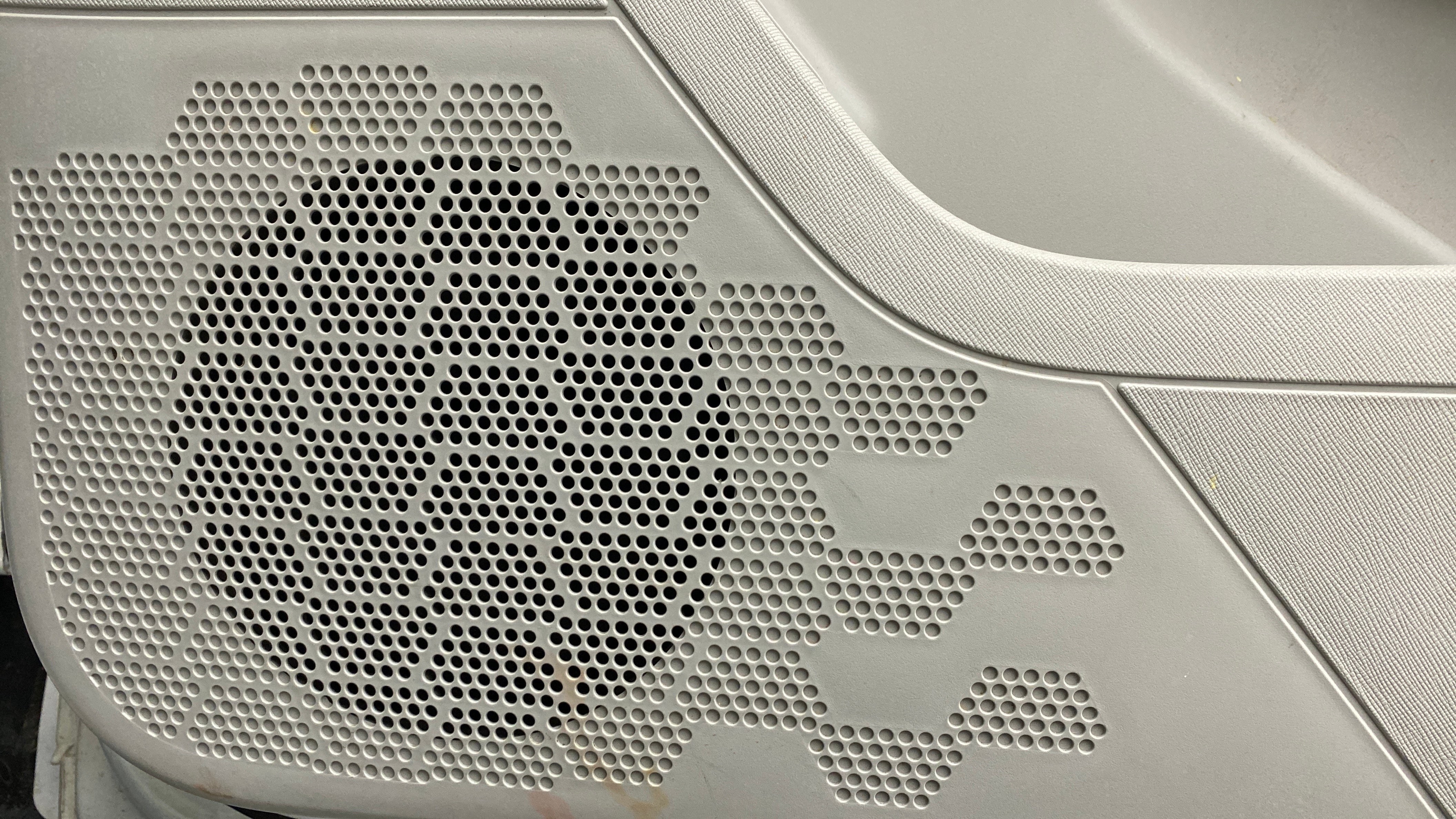 Speaker grille detail of a Tata Nexon 2017-2023