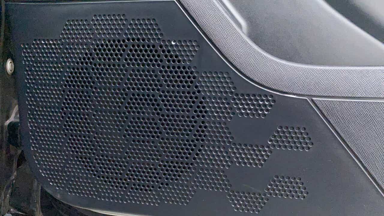 Speaker grille close-up of a Tata Nexon 2017-2023