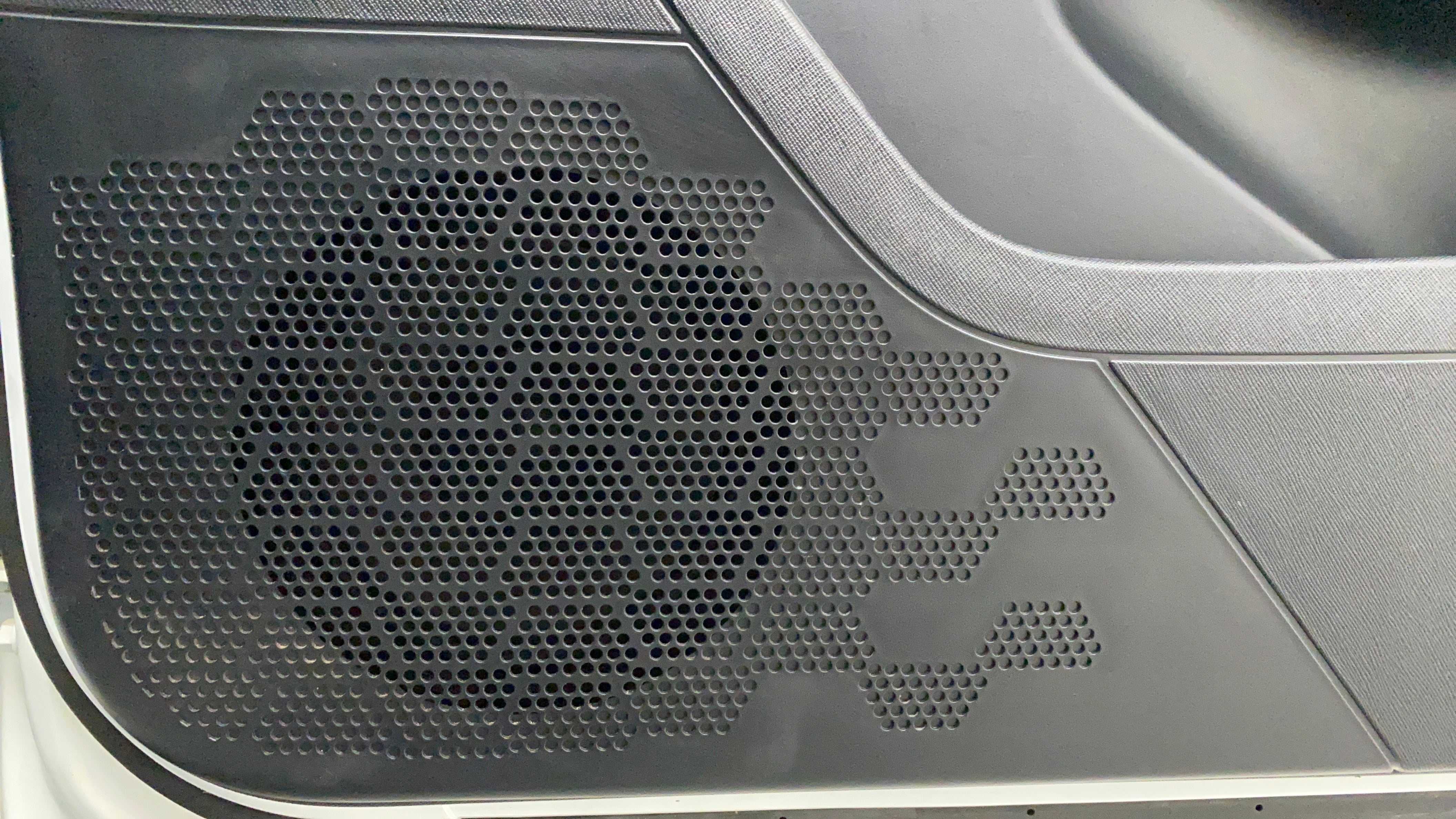 Speaker grille detail of a Tata Nexon 2017-2023