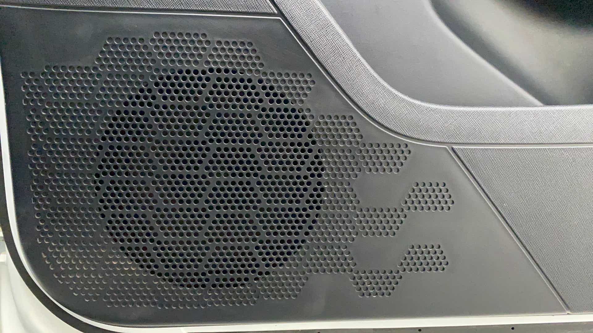 Speaker grille detail of a Tata Nexon 2017-2023