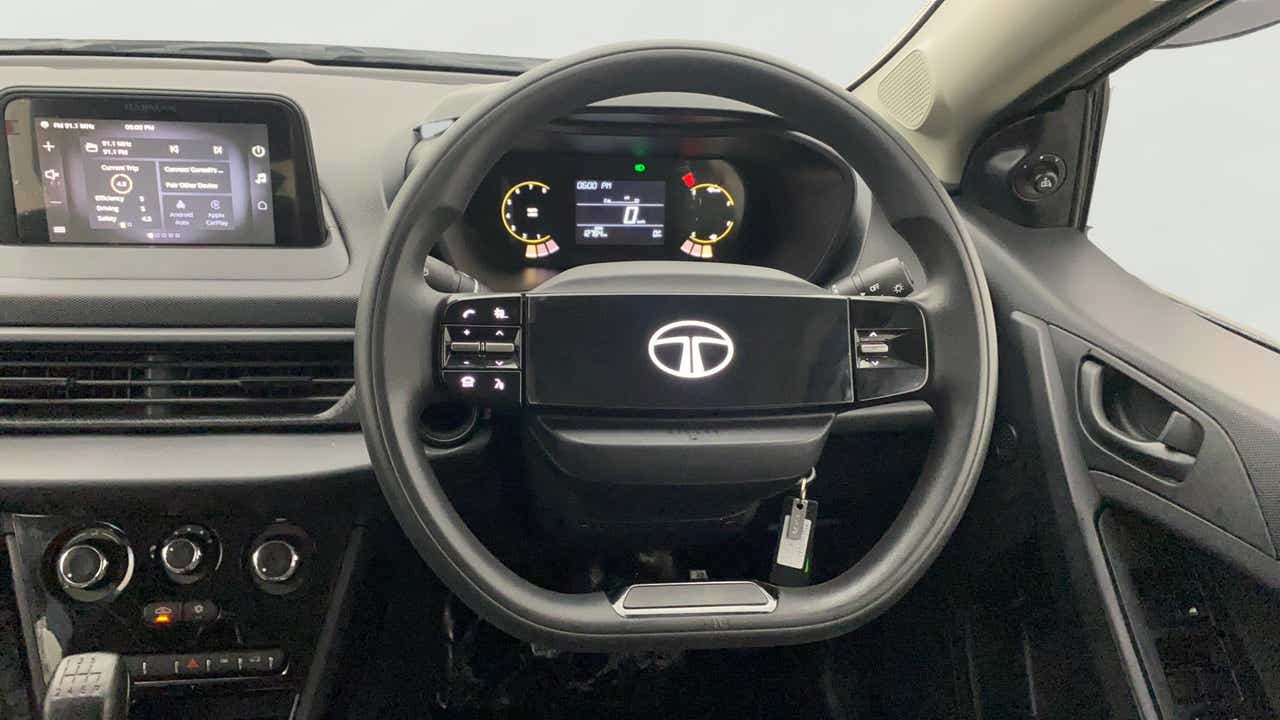 Interior dashboard view of a Tata Nexon