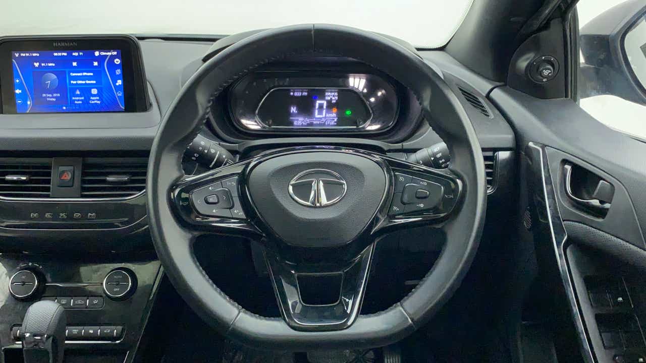Interior dashboard view of a Tata Nexon 2017-2023