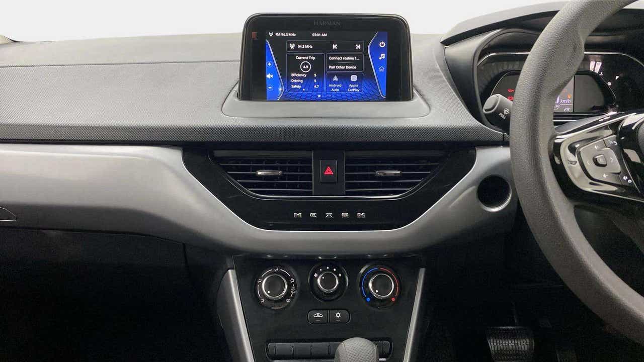 Dashboard view of a Tata Nexon 2017-2023