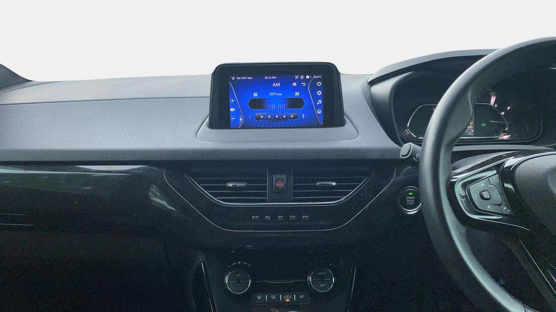 Dashboard view of a Tata Nexon 2017-2023