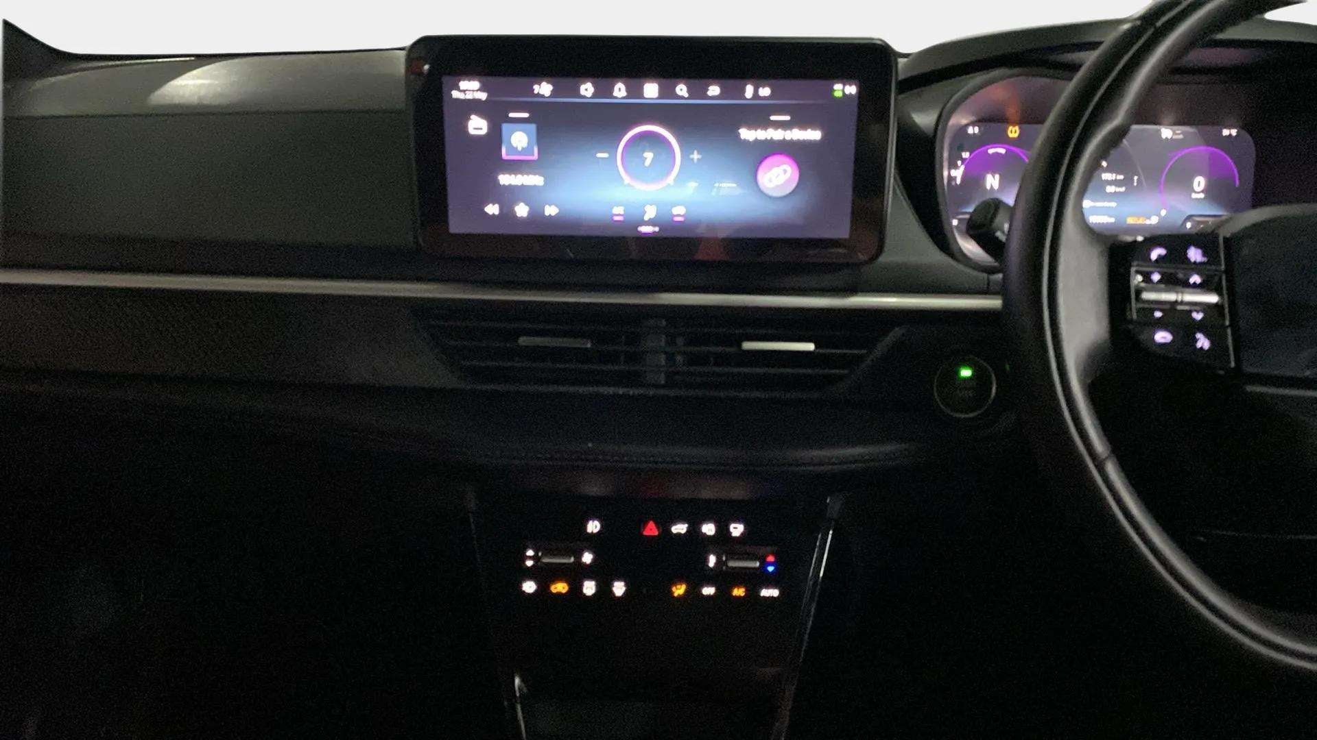 Dashboard view of a Tata Nexon