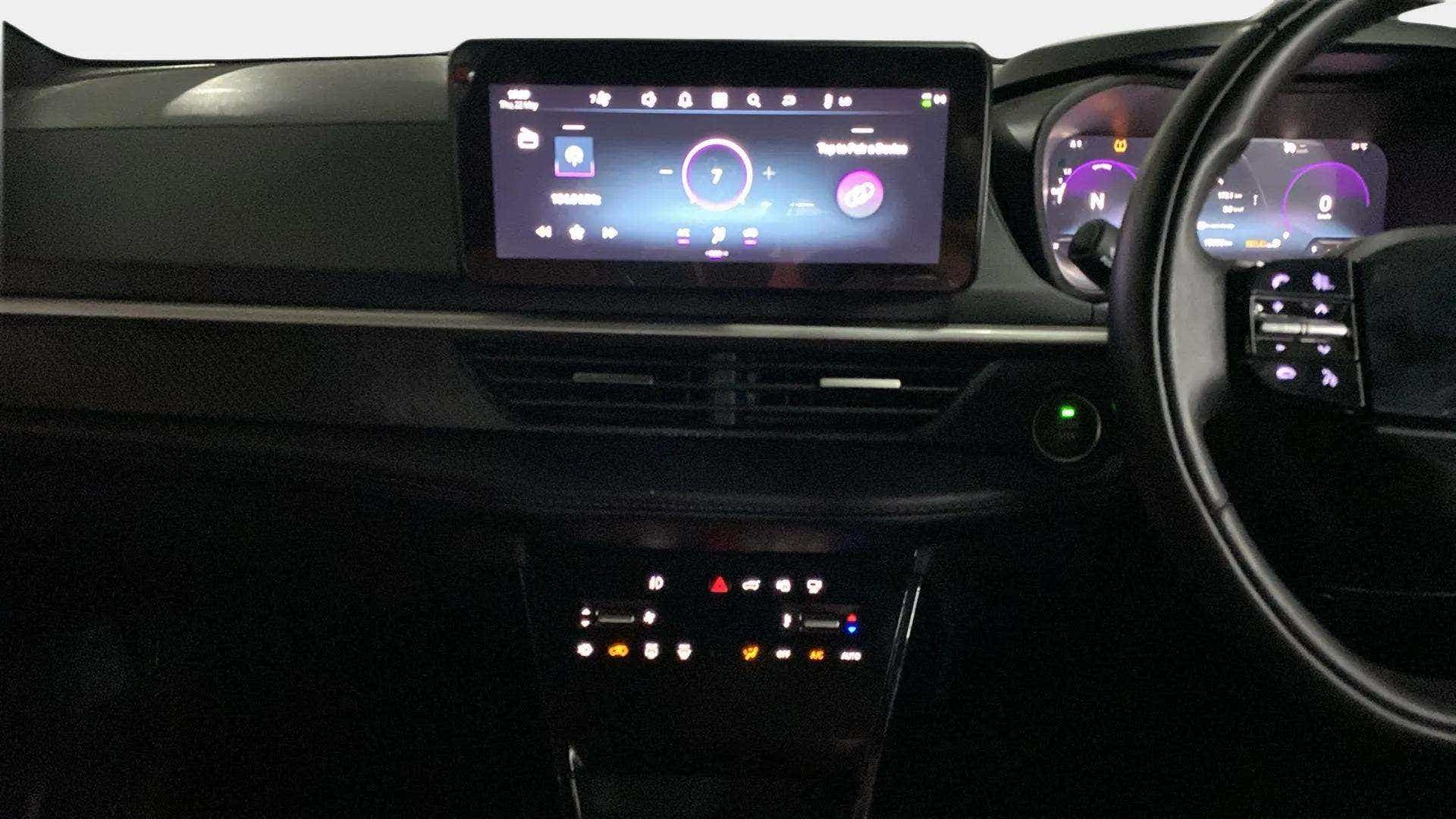 Dashboard view of a Tata Nexon