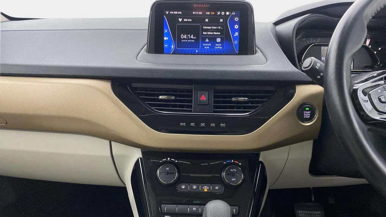 Dashboard view of a Tata Nexon 2017-2023
