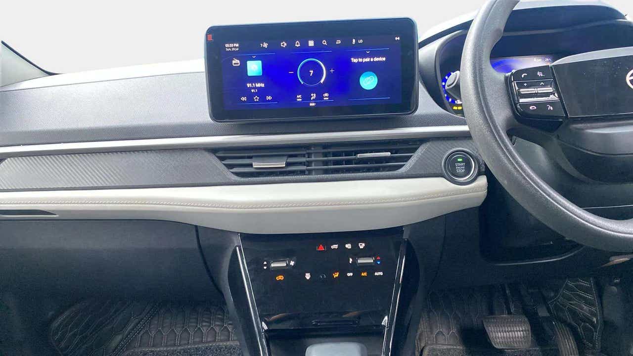 Interior dashboard of a Tata Nexon