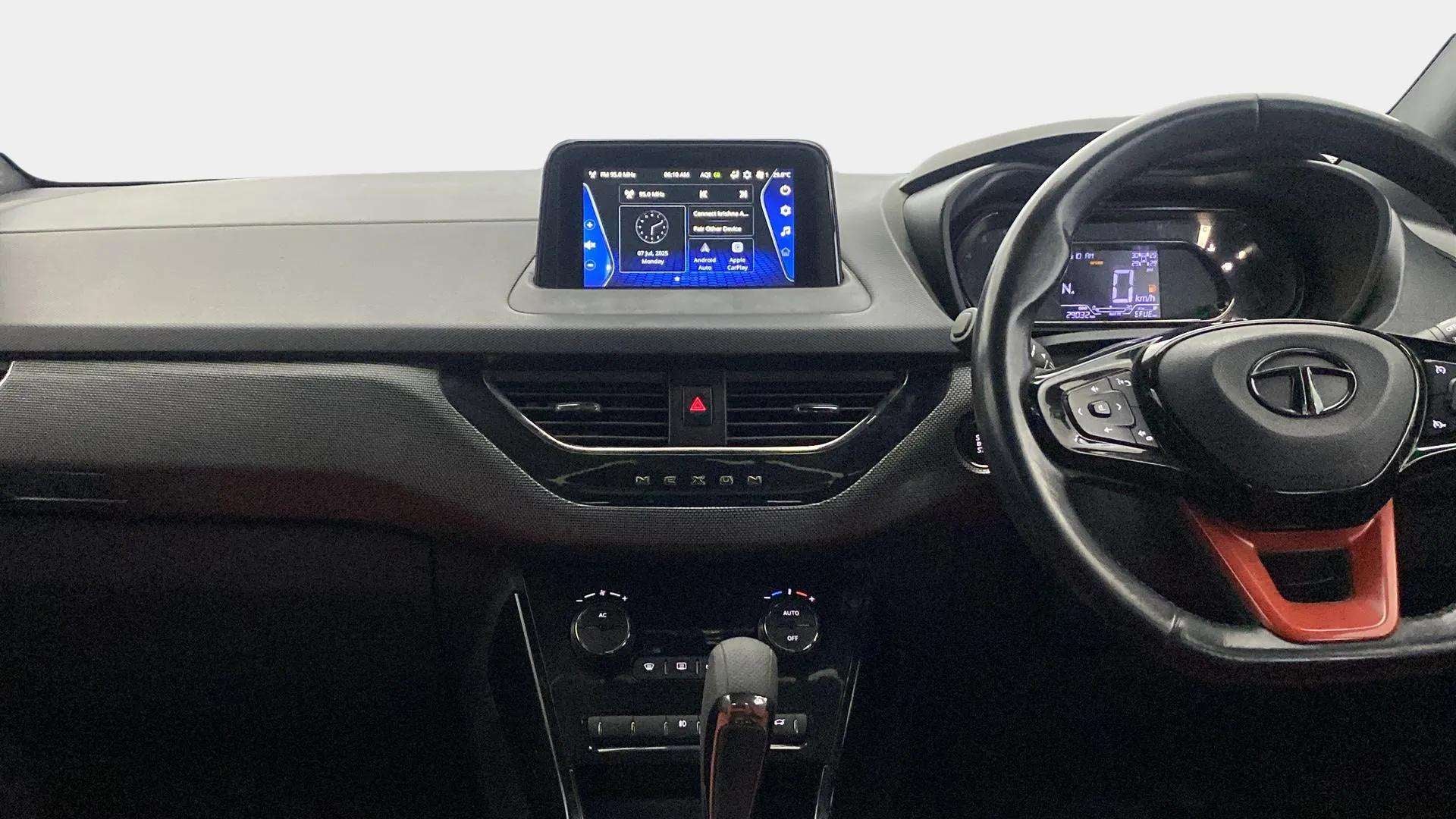 Interior dashboard of a Tata Nexon 2017-2023