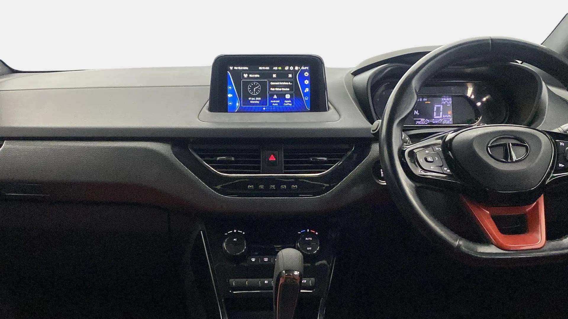 Interior dashboard of a Tata Nexon 2017-2023